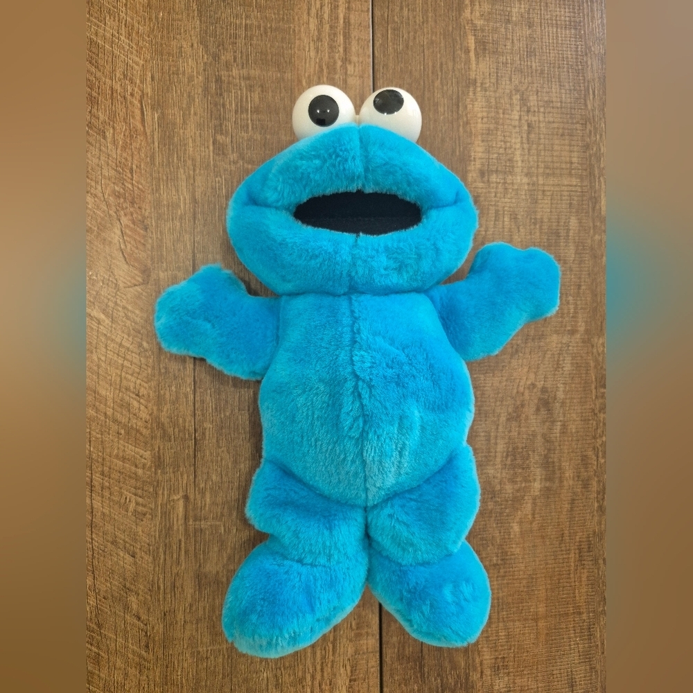 Vintage Cookie Monster 11" Plush By TYCO